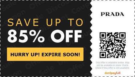 prada discount code first order|prada coupon code.